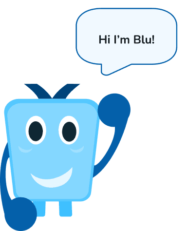 Blu greeting you